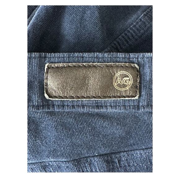 Adriano Goldschmied Pants Womens 27 Super Skinny Legging Ankle Blue Corduroy - Picture 4 of 9